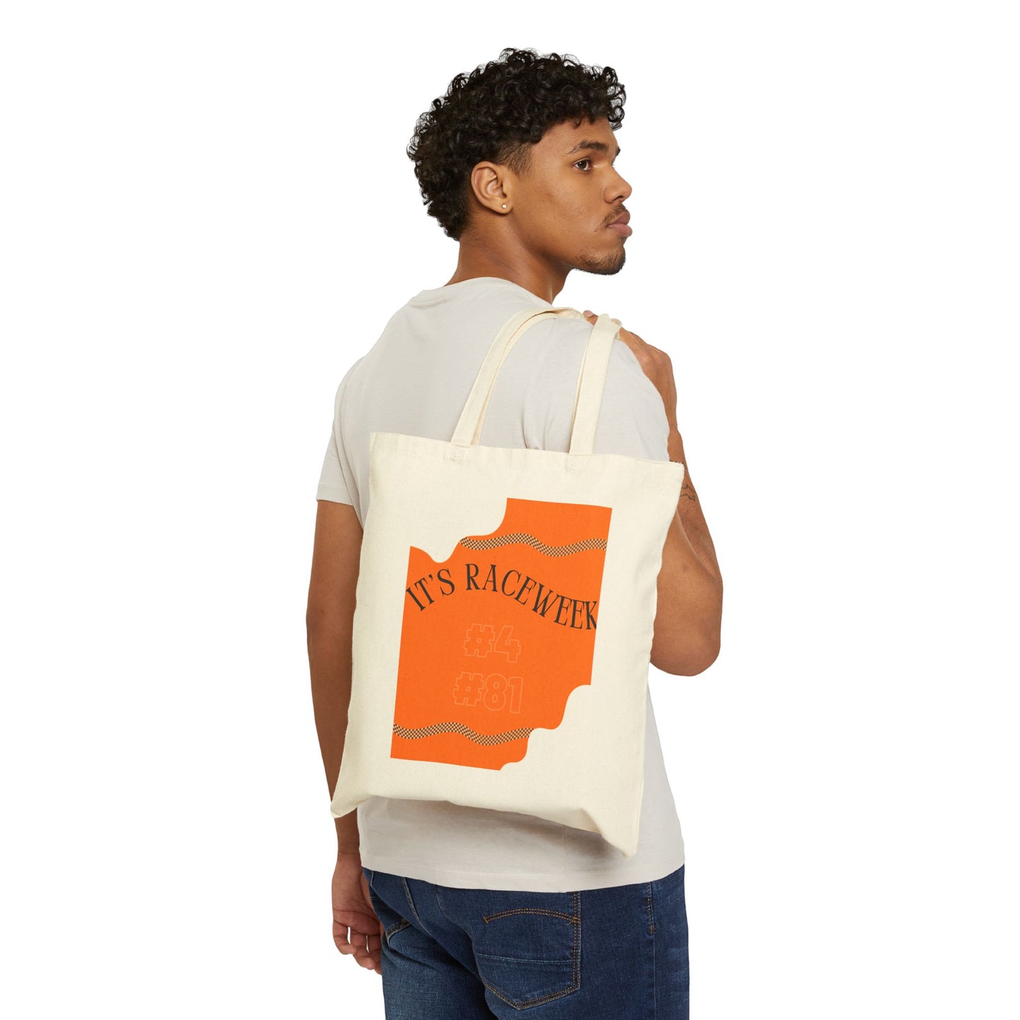 Raceweek Cotton Canvas Tote Bag | McLaren