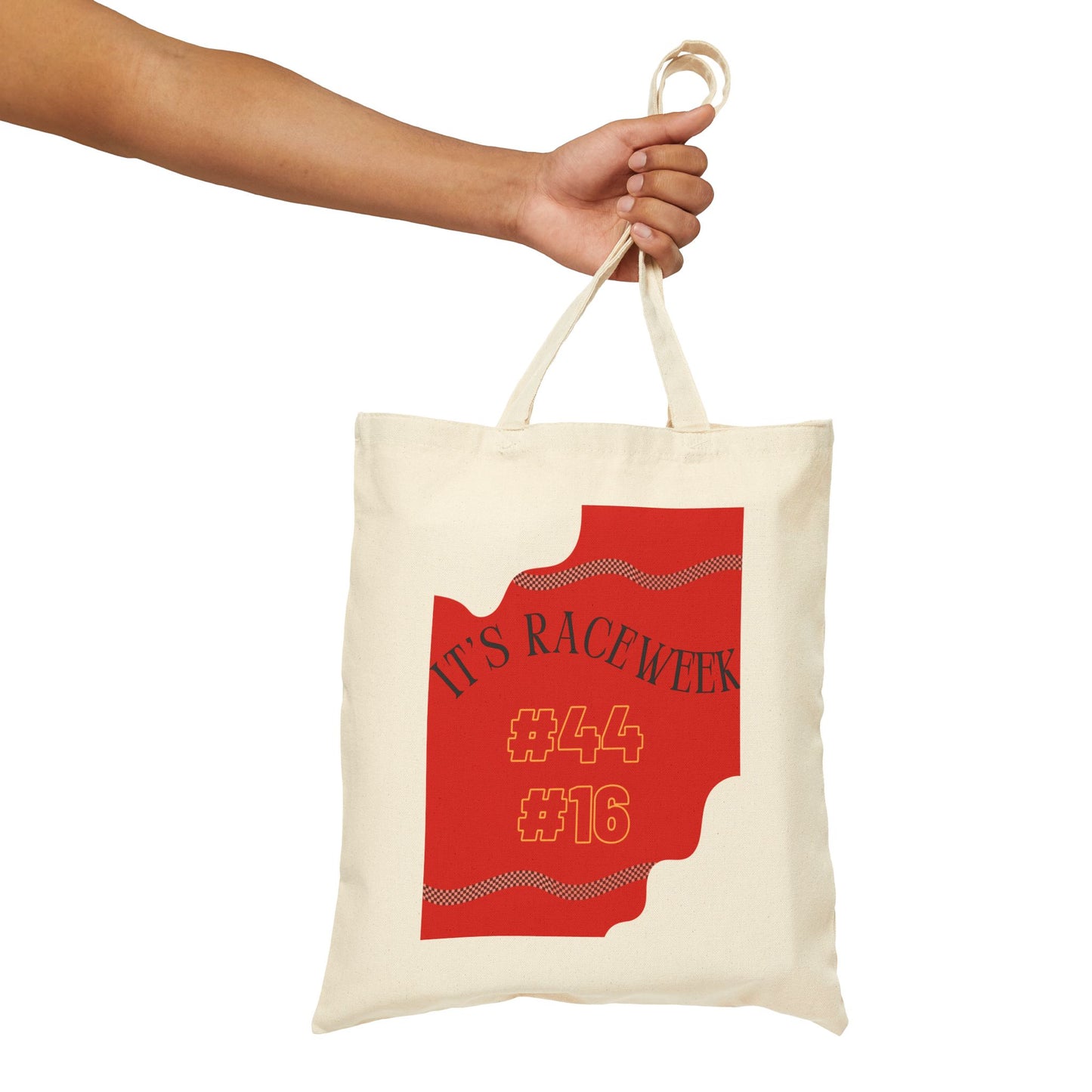 Race Week Cotton Canvas Tote Bag|Ferrari